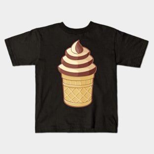 Retro Ice Cream Cup Kids T-Shirt